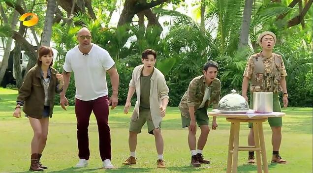 快乐大本营巨石强森是哪一期？强森为什么叫