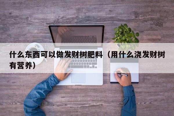 什么东西可以做发财树肥料(用什么浇发财树有营养)