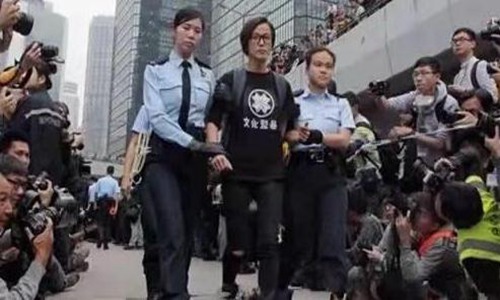 港独演员何韵诗被拘捕(港 独何韵诗)