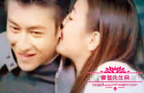 张柏芝和陈冠希早年合照曝光