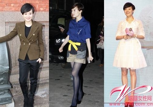 孙俪穿短裤晒美腿组图(孙俪裤装图片)