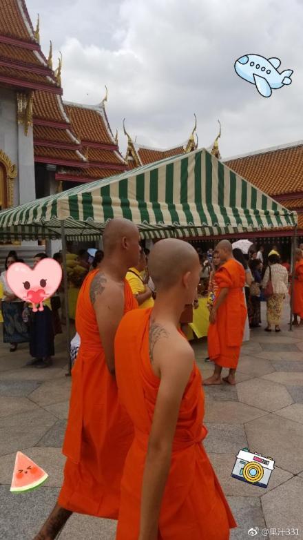 mike出家时候的照片他要出家多久?泰国 mike出家时候的照片他要出家多久?泰国