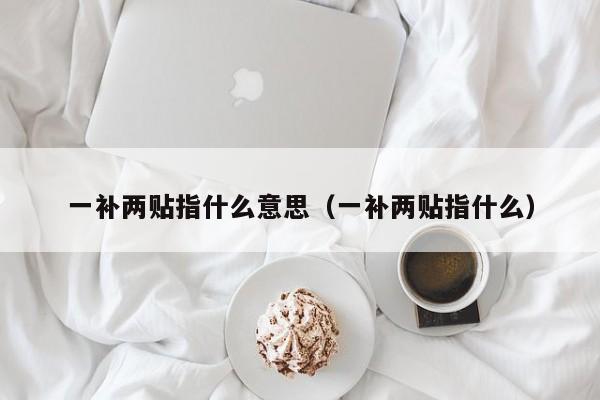 一补两贴指什么意思（一补两贴指什么） 