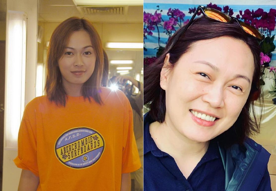 姚莹莹年轻时和现在的照片对比图