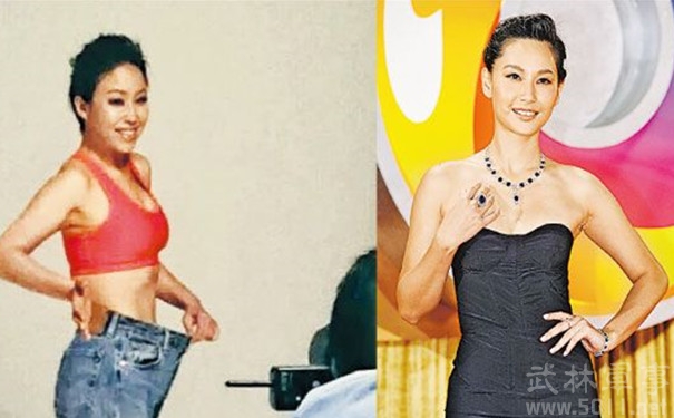 杨诗敏减肥前后对比图