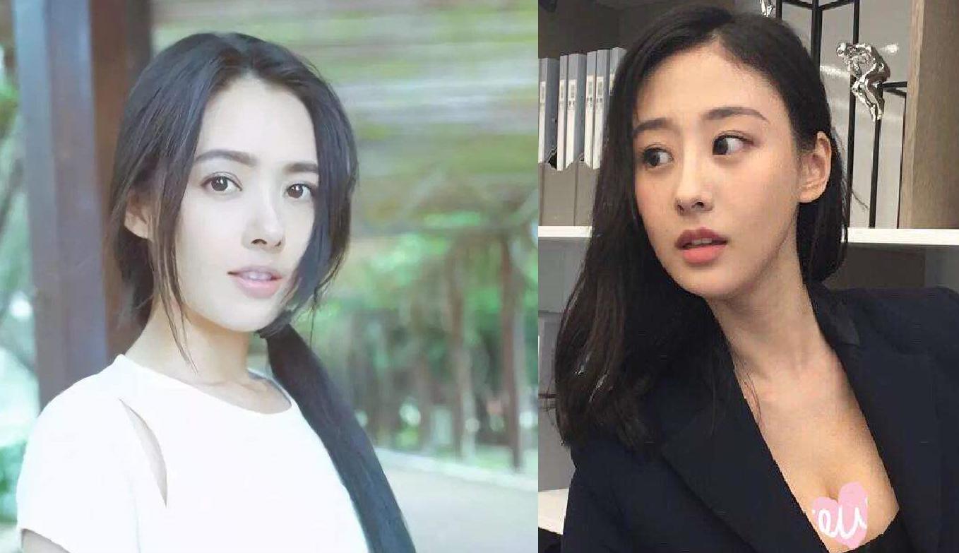 关雪盈和郭碧晨很像的对比照