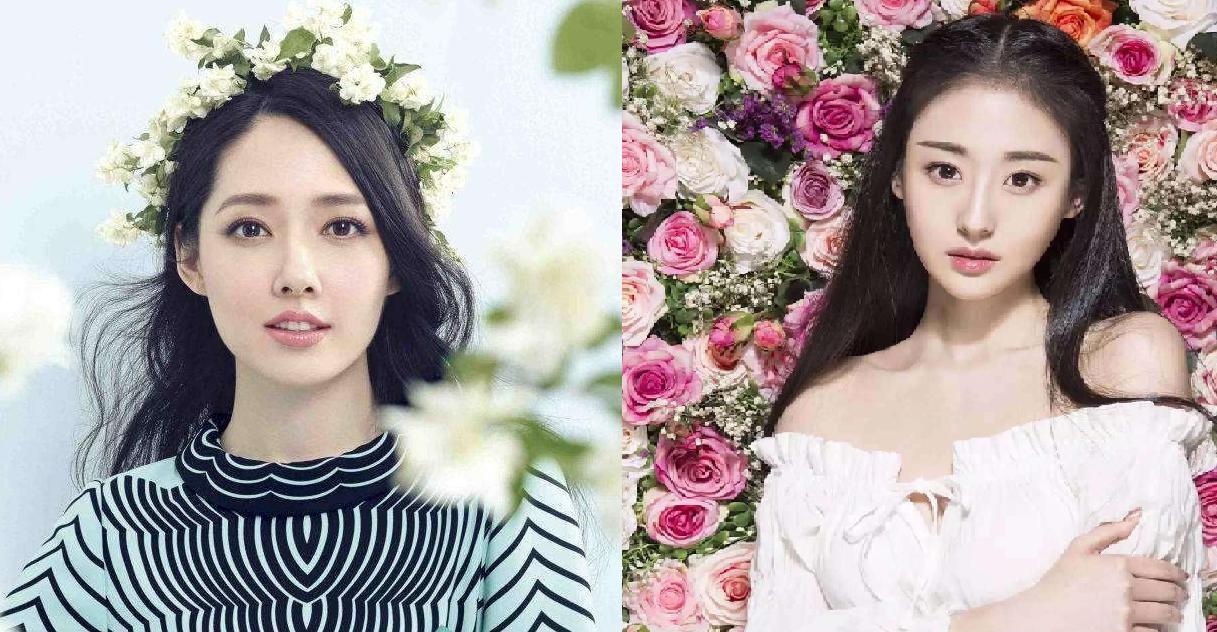 关雪盈和郭碧晨很像的对比照