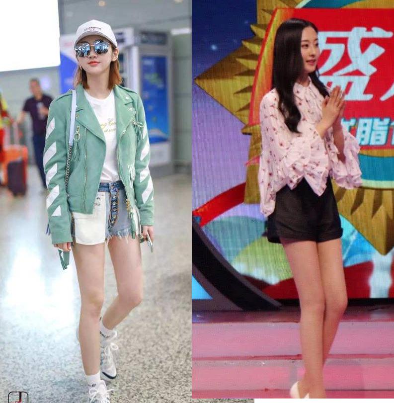 关雪盈和郭碧晨很像的对比照