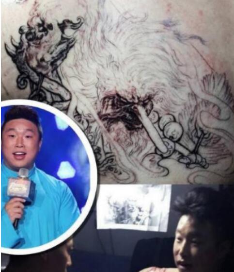 张云雷胸口纹身是啥图案(张云雷同款纹身图)