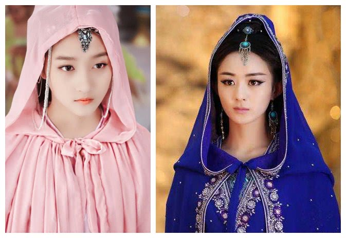 赵丽颖和关晓彤撞衫照(与赵丽颖撞衫)