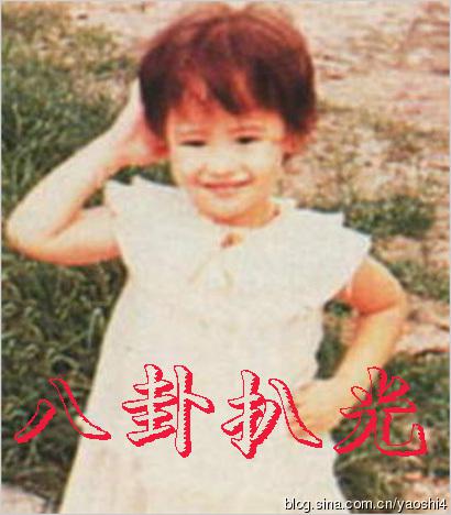 张柏芝小时候好漂亮照片(张柏芝童年照)