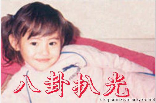 张柏芝小时候好漂亮照片(张柏芝童年照)