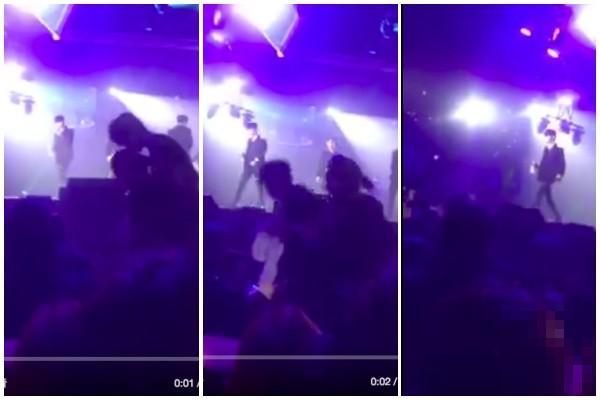 赖冠霖不慎摔下舞台视频(wannaone赖冠霖摔下舞台视频)