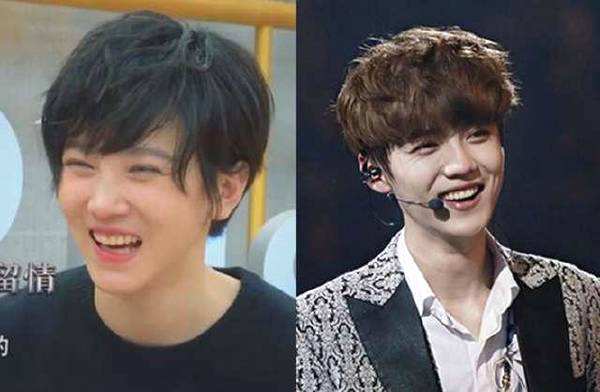 陈小纭和鹿晗好像对比图(陈小纭撞脸鹿晗:陈小纭个人资料个人写真)