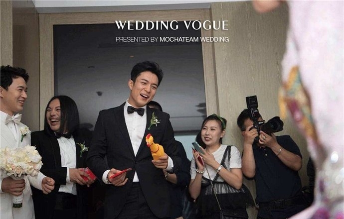 保剑锋现身董春辉徐茜茹婚礼