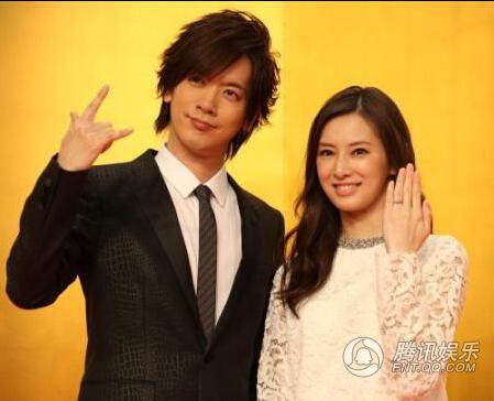 日本第一美女北川景子老公照片