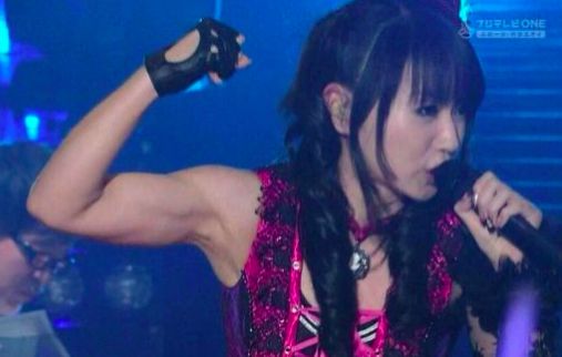 水树奈奈肱二头肌警告照片