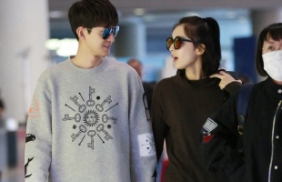 娜扎不惧严寒秀美腿图片