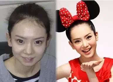 hebe化妆前后判若两人对比图(hebe近照)