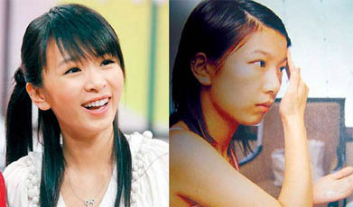 hebe化妆前后判若两人对比图(hebe近照)