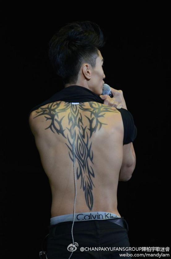 陈柏宇纹身图是什么含义？陈柏宇的女朋友是(宇的纹身图案)