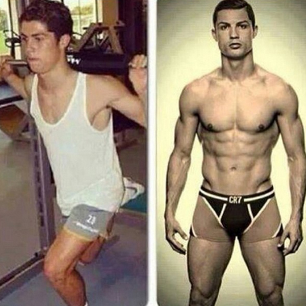 c罗肌肉前后对比图早期也很瘦弱(c罗的肌肉什么水平) c罗肌肉前后对比图早期也很瘦弱(c罗的肌肉什么水平)