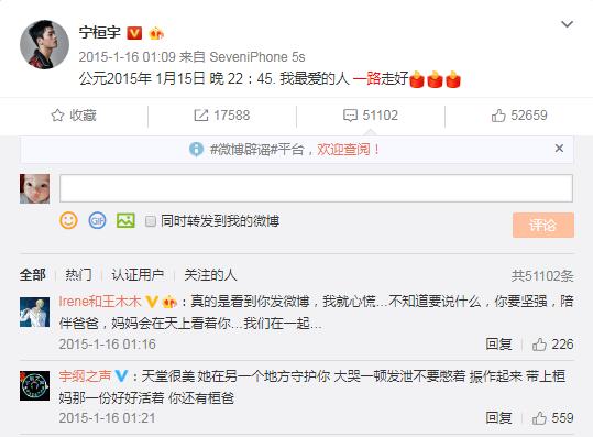 宁桓宇妈妈得什么病去世的(宁桓宇的孩子)