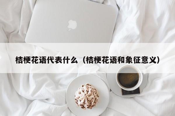 桔梗花语代表什么（桔梗花语和象征意义） 