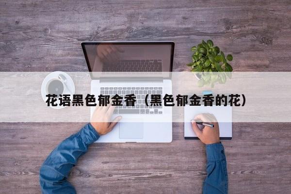 花语黑色郁金香（黑色郁金香的花） 